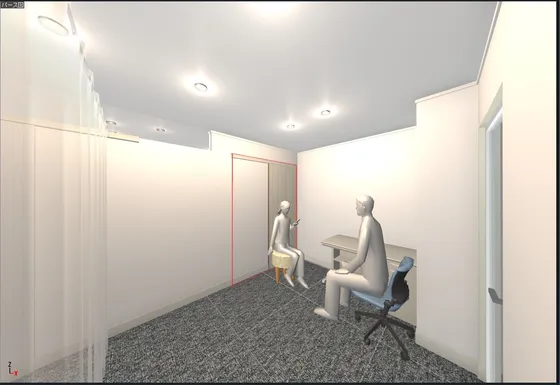 診察室の完成予想図